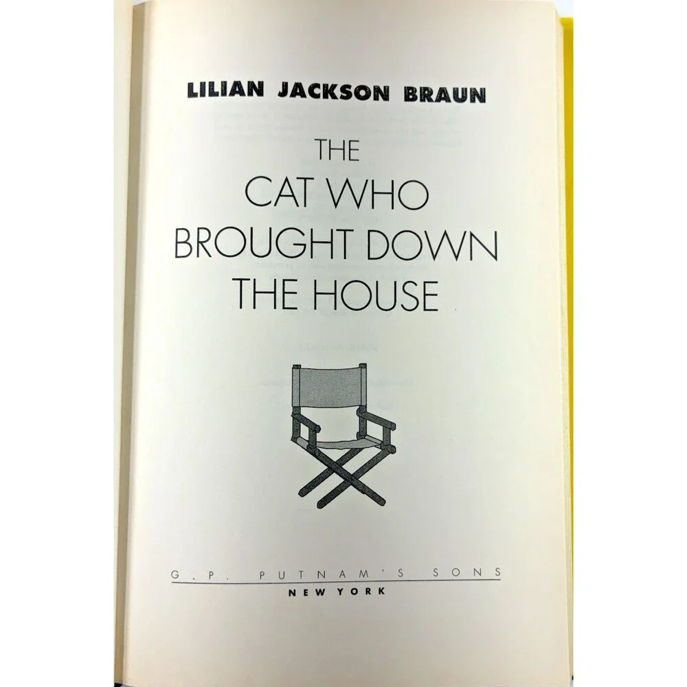 The Cat Who Brought Down the House by Lilian Jackson Braun Vintage 2003 Hardback